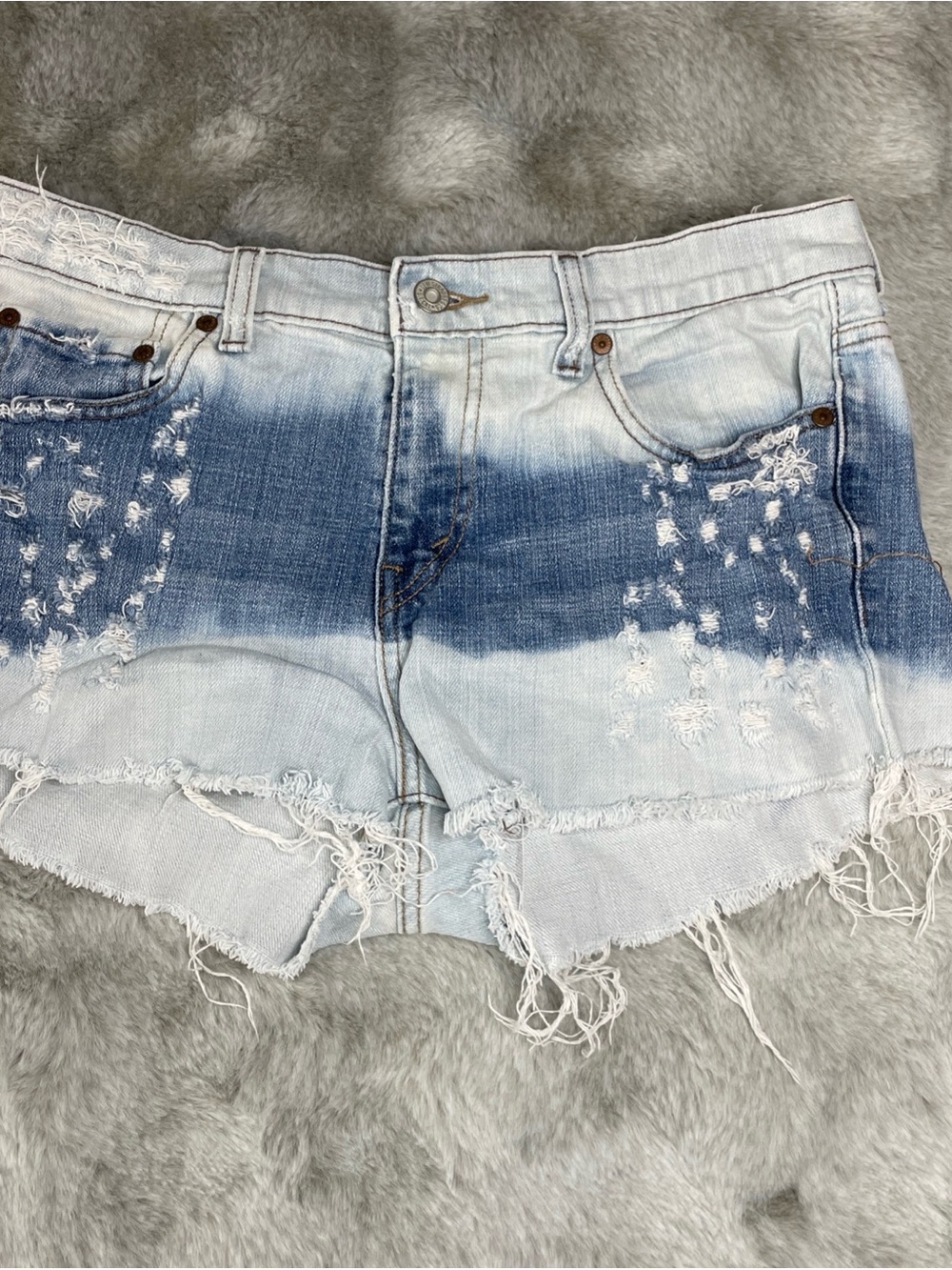 Levi's Denim Blue Jeans Shorts Women Size 10, Vintage-0247